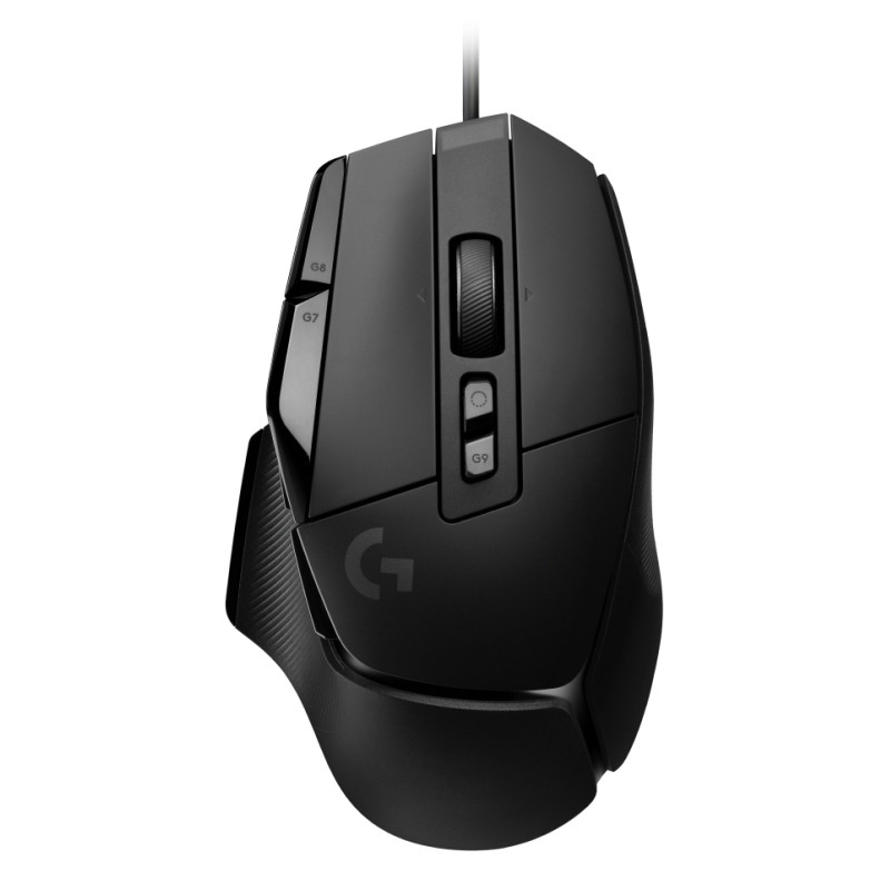Logitech G 910-006138 G502 X, mano derecha, Óptico, USB tipo A, 25600 DPI, Negro