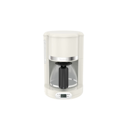 Moulinex FG381A10 FG381A, Cafetera de filtro, 1,25 L, De café molido, 1000 W, Marfil
