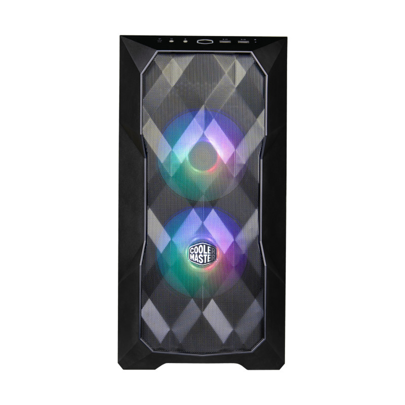 Cooler Master TD300-KGNN-S00 TD300, Mini Tower, PC, Negro, micro ATX, Mini-ITX, Malla, Plástico, Acero, Juego