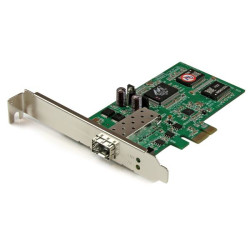 StarTech.com PEX1000SFP2 Tarjeta PCI Express Adaptadora de Red Gigabit con 1 Puerto SFP Abierto - NIC Ethernet PCI-E de Fibra,
