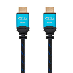 Nanocable 10.15.3707 Cable HDMI V2.0 4K@60GHz 18 Gbps A/M-A/M, negro, 7.0 m., 7 m, HDMI tipo A (Estándar), HDMI tipo A 2