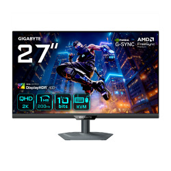 GIGABYTE M27Q2 EK M27Q2 QD Monitor Gaming 27” QHD - 2560 x 1440, 200Hz, 1ms, 350 cd/m², FreeSync Premium, Display HDR400,