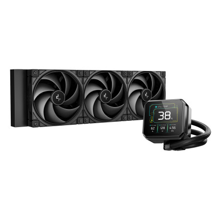 DeepCool R-SPT360-BKDSMP-G-1 Spartacus 360, Kit de refrigeración líquida, 12 cm, Negro