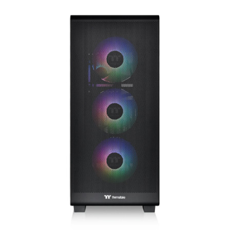 Thermaltake CA-1Y6-00M1WN-00 S250 TG, Midi Tower, PC, Negro, ATX, EATX, micro ATX, Mini-ITX, SPCC, 16,5 cm