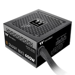 Thermaltake PS-SPD-0650MNFABE-3 Smart BM3, 650 W, 100 - 240 V, 50/60 Hz, 15 A, Activo, 110 W