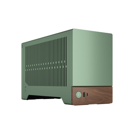 Fractal Design FD-C-TER1N-03 Terra , Small Form Factor (SFF), PC, Verde, Mini-ITX, Aluminio, Nuez, Juego