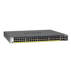 NETGEAR GSM4352PB-100NES M4300-52G-PoE+ 1000W PSU, Gestionado, L2/L3/L4, Gigabit Ethernet (10/100/1000), Energía sobre 2