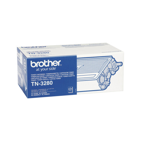 Brother TN-3280 TN-3280, 8000 páginas, Negro, 1 pieza(s)