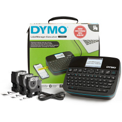 DYMO 2202121 LabelManager Executive 640 CB Impresora de etiquetas portátil con maletín de transporte y 3 casetes de etiquetas 2