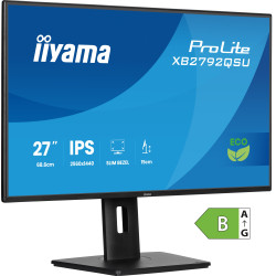 iiyama XB2792QSU-B1 ProLite XB2792QSU-B1, 68,6 cm (27"), 2560 x 1440 Pixeles, Quad HD, LED, 3 ms, Negro