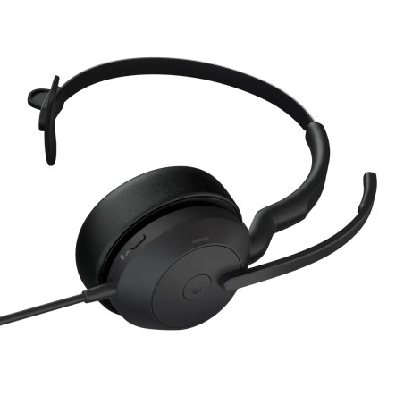 Jabra 25089-899-799 Evolve2 50, Alámbrico, 20 - 20000 Hz, Oficina/Centro de llamadas, 99 g, Auriculares, Negro