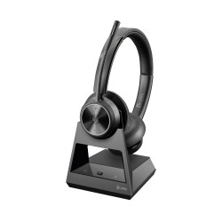 HP Poly 8D3J6AA Auriculares estéreo Poly Savi 7320-M Office DECT 1880-1900 MHz, Alámbrico, Llamadas/Música, 160 g, 2