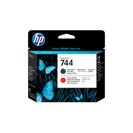 HP F9J88A Cabezal de impresión DesignJet 744 negro mate/rojo cromático, Impresora HP DesignJet Z2600 PostScript, impresora HP
