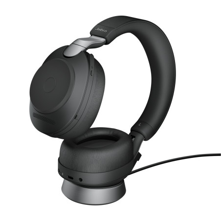 Jabra 28599-989-989 Evolve2 85, Inalámbrico, Oficina/Centro de llamadas, 20 - 20 Hz, 286 g, Auriculares, Negro