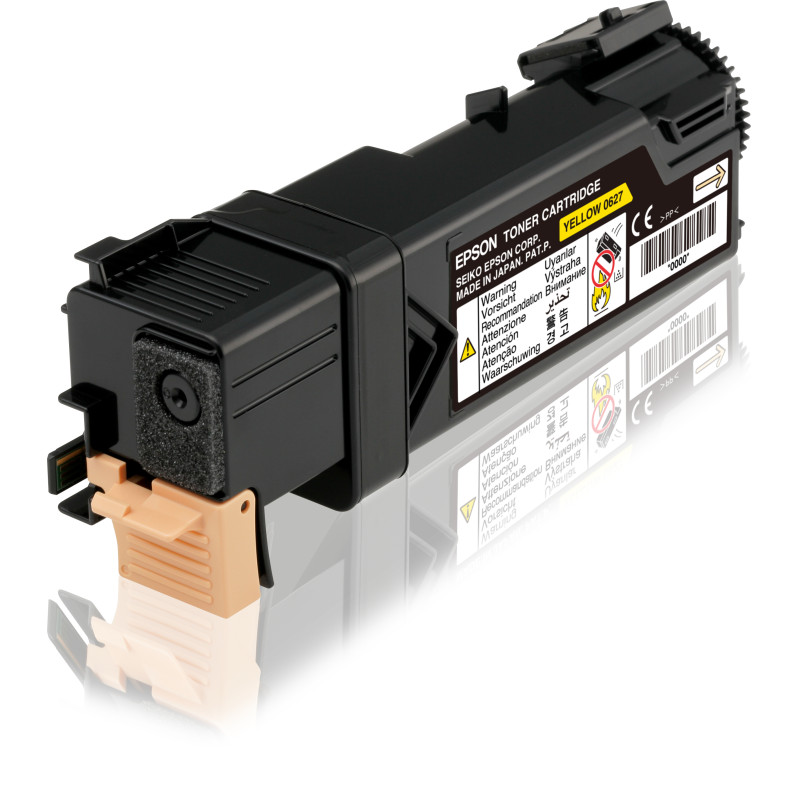 Epson C13S050627 Cartucho de tóner amarillo 2.5k, 2500 páginas, Amarillo, 1 pieza(s)