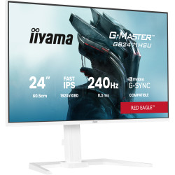 iiyama GB2471HSU-W1 G-MASTER GB2471HSU-W1, 60,5 cm (23.8"), 1920 x 1080 Pixeles, Full HD, LED, 0,3 ms, Blanco