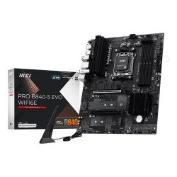 MSI PRO B840-S EVO WIFI6E Pro B840-S EVO WIFI6E, AMD, Zócalo AM5, AMD Ryzen 7000 Series, AMD Ryzen 8000 Series, AMD Ryzen 9000