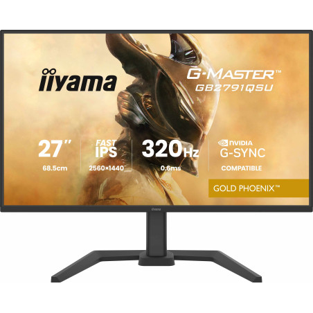 iiyama GB2791QSU-B1 G-MASTER GB2791QSU-B1, 68,6 cm (27"), 2560 x 1440 Pixeles, Wide Quad HD, Negro