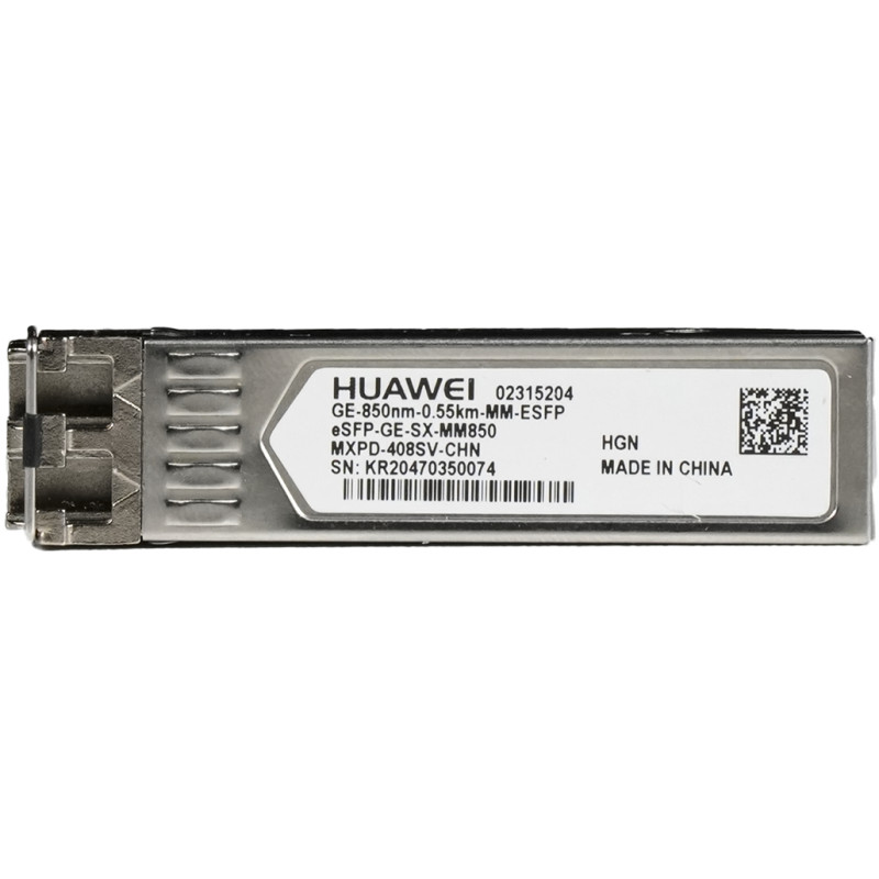 HUAWEI eKit 02315204 eSFP-GE-SX-MM850, Fibra óptica, 1000 Mbit/s, SFP, 500 m, 850 nm, Metálico