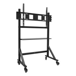 TooQ FS20105M-B Optimus, 152,4 cm (60"), 2,67 m (105"), 200 x 200 mm, 1000 x 600 mm, Acero, Negro