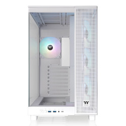 Thermaltake CA-11E-00M6WN-00 View 380 XL TG ARGB, Midi Tower, PC, Blanco, ATX, micro ATX, Mini-ITX, SPCC, Vidrio templado, Juego 2