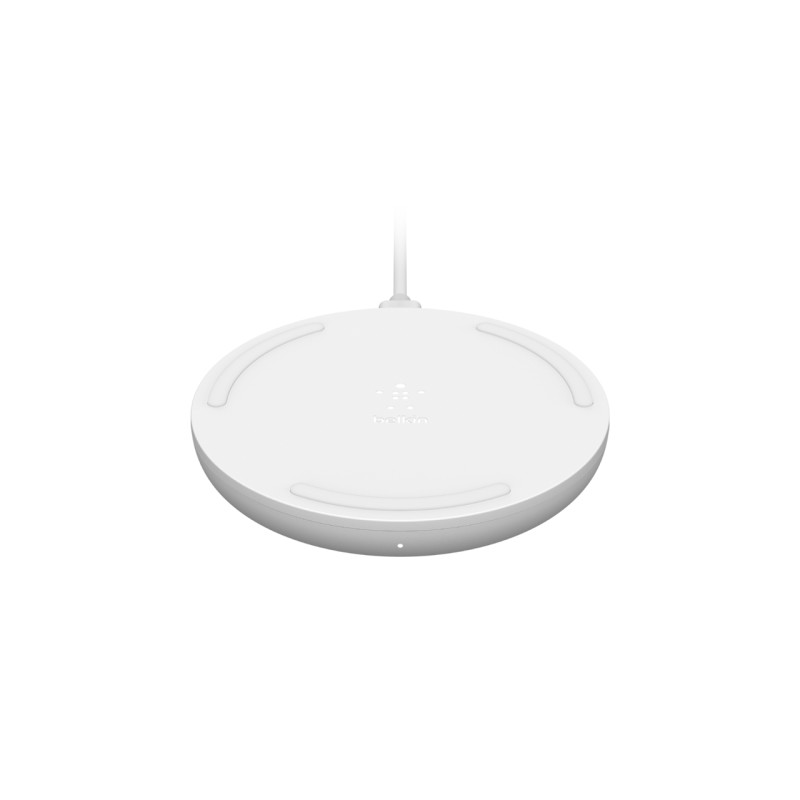 Belkin WIA001BTWH WIA001BTWH, Auto, Corriente alterna, Cargador inalámbrico, 1,2 m, Blanco