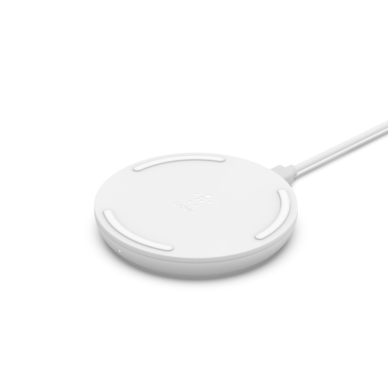 Belkin WIA001BTWH WIA001BTWH, Auto, Corriente alterna, Cargador inalámbrico, 1,2 m, Blanco