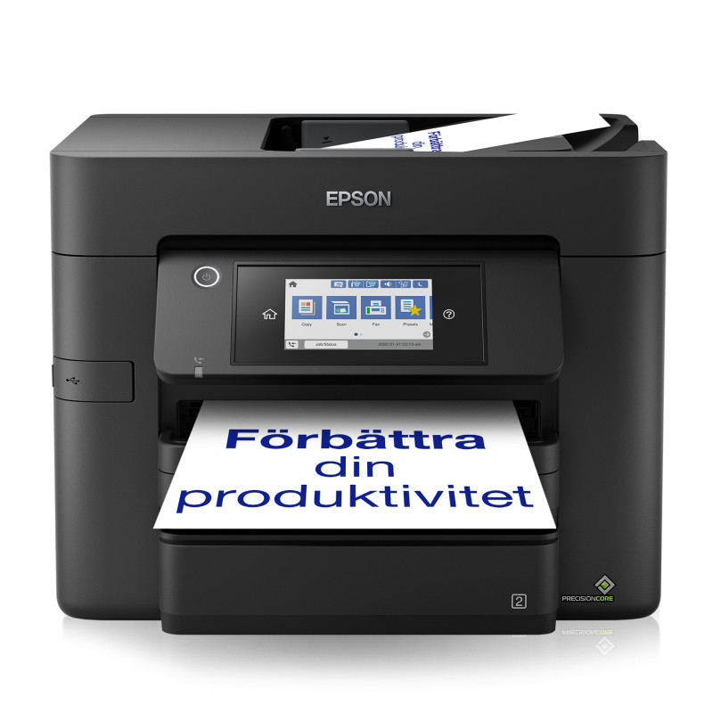 Epson C11CJ05402 WorkForce Pro WF-4830DTWF, Inyección de tinta, Impresión a color, 4800 x 2400 DPI, Copia a color, A4, Negro