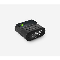 SPC 4587N Frodi QI, Reloj despertador digital, Rectángulo, Negro, 24h, FM, Radio/Zumbador 2
