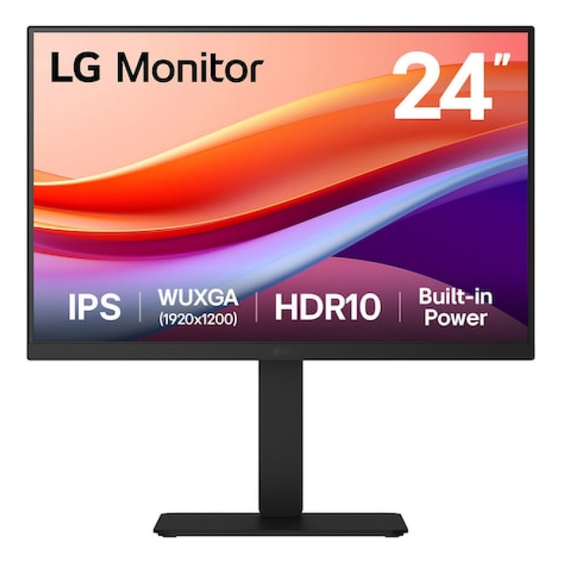 LG 24BA55W-B 24BA55W-B, 61 cm (24"), 1920 x 1200 Pixeles, WUXGA, 5 ms, Negro