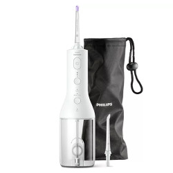 Philips HX3826/31 Sonicare 3000 series Power Flosser 3000 HX3826/31 Irrigador oral sin cable, Blanco, 1 min, 0,25 L, Batería,