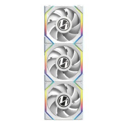 Lian Li G99.12SLLCD1W3W.00 12SLLCD1W3W, Ventilador, 12 cm, 350 RPM, 1900 RPM, Blanco