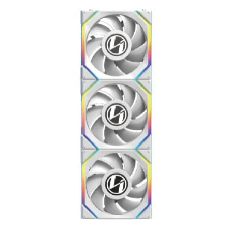 Lian Li G99.12SLLCD1W3W.00 12SLLCD1W3W, Ventilador, 12 cm, 350 RPM, 1900 RPM, Blanco