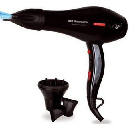 Orbegozo 15489 SE 2205, Negro, Anilla para colgar, 2,5 m, 2200 W, 230 V, 50 Hz