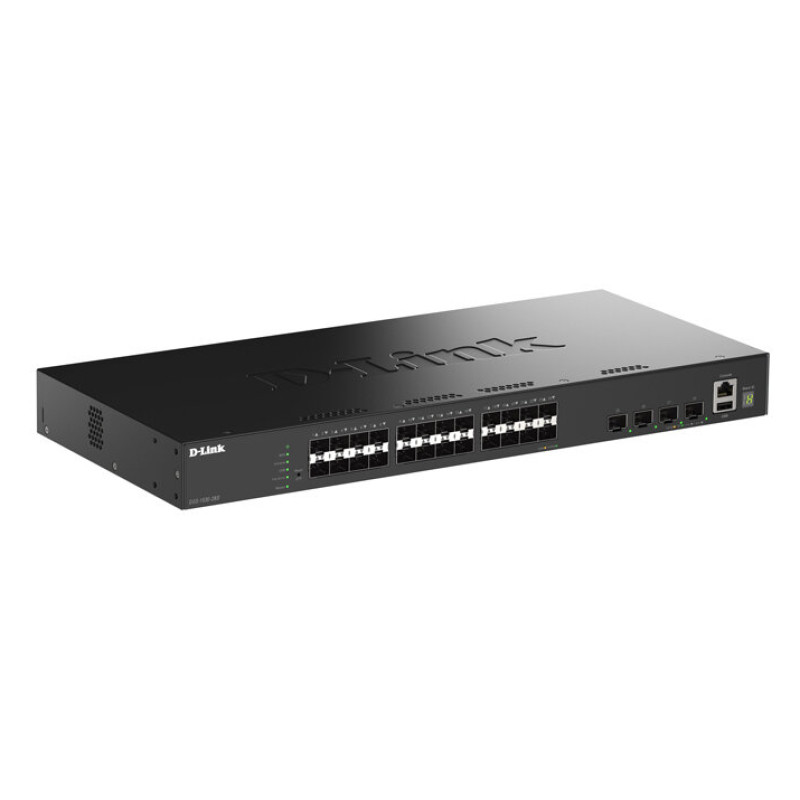 D-Link DGS-1530-28S/E DGS-1530-28S/E, Gestionado, L2, Bidireccional completo (Full duplex), Montaje en rack
