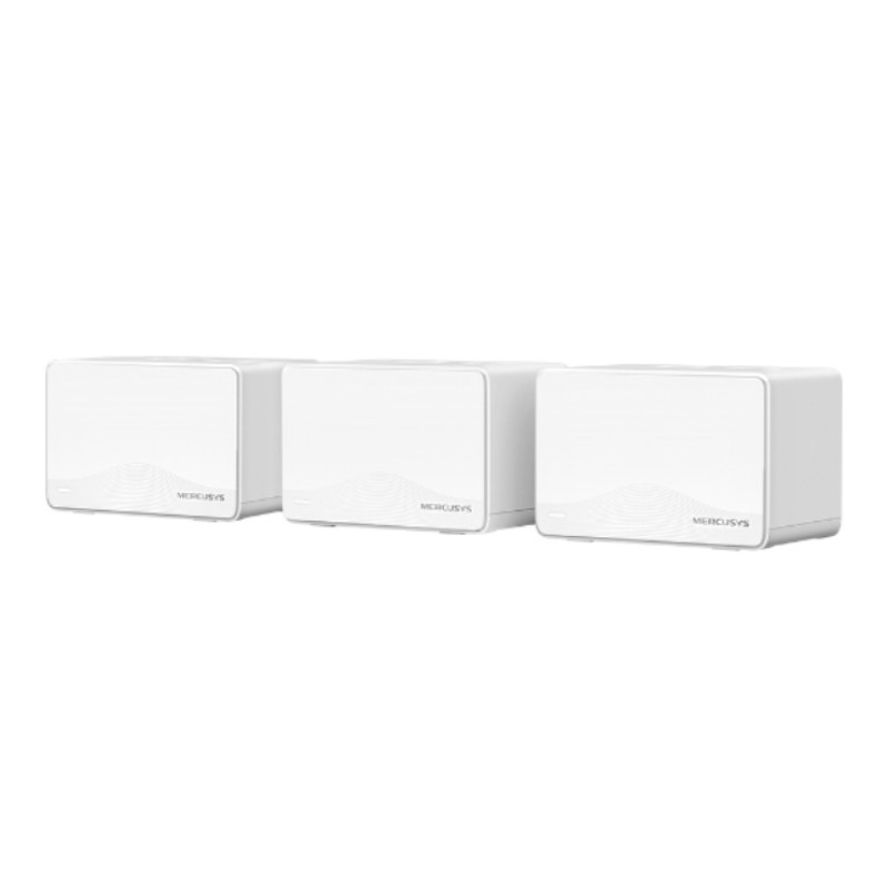 Mercusys HALO H25BE(3-PACK) Halo H25BE, Blanco, Interno, Sistema de malla, 650 m², Doble banda (2,4 GHz / 5 GHz), Wi-Fi 7