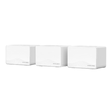 Mercusys HALO H25BE(3-PACK) Halo H25BE, Blanco, Interno, Sistema de malla, 650 m², Doble banda (2,4 GHz / 5 GHz), Wi-Fi 7