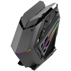 Mars Gaming MCTITAN MC-TITAN, Caja Gaming RGB XXL ATX, Doble Tira LED e Iluminación Frontal ARGB, Hub Iluminación + Mando a