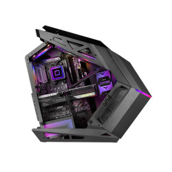 Mars Gaming MCTITAN MC-TITAN, Caja Gaming RGB XXL ATX, Doble Tira LED e Iluminación Frontal ARGB, Hub Iluminación + Mando a 2