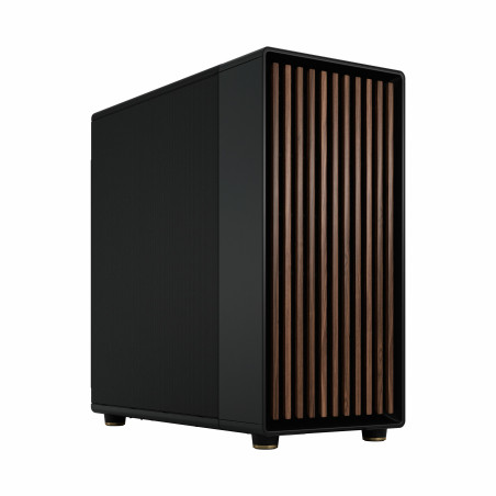 Fractal Design FD-C-NOR1X-01 North XL, Midi Tower, PC, Negro, Carbón vegetal, ATX, EATX, micro ATX, Micro-ITX, Acero, Madera,