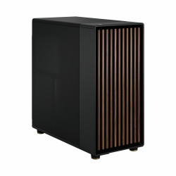 Fractal Design FD-C-NOR1X-01 North XL, Midi Tower, PC, Negro, Carbón vegetal, ATX, EATX, micro ATX, Micro-ITX, Acero, Madera, 2