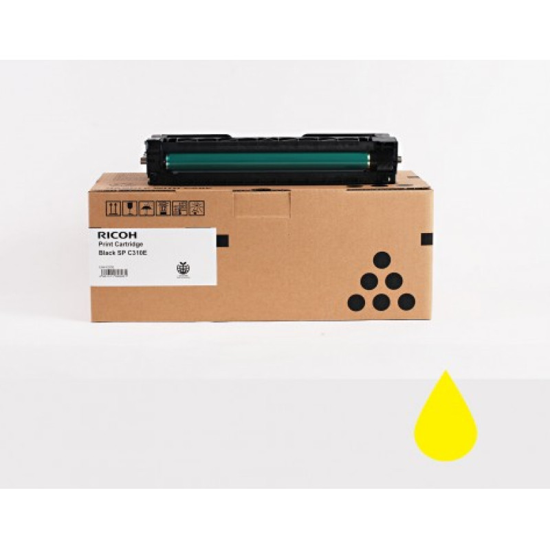 Ricoh 406351 406351, 2500 páginas, Amarillo, 1 pieza(s)