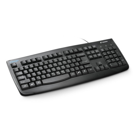 Kensington K64407ES Teclado USB lavable Pro Fit®, Completo (100%), Alámbrico, USB, QWERTY, Negro
