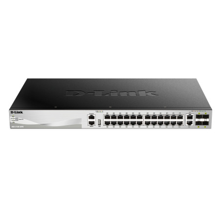 D-Link DGS-3130-30TS/SI DGS-3130-30TS, Gestionado, L3, Gigabit Ethernet (10/100/1000), Montaje en rack