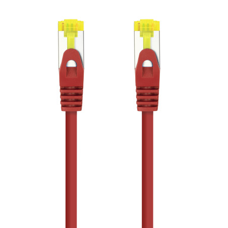 Nanocable 10.20.1902-R Cable de red latiguillo RJ45 LSZH Cat.6A SFTP AWG26, Rojo, 2.0 m, 2 m, Cat6a, SF/UTP (S-FTP), RJ-45,