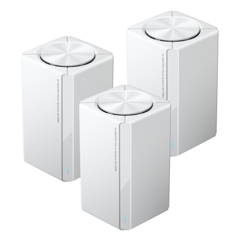 Xiaomi DVB4484GL AC1200 3 Pack, Blanco, Interno, Sistema de malla, 260 m², Doble banda (2,4 GHz / 5 GHz), Wi-Fi 5 (802.11ac)