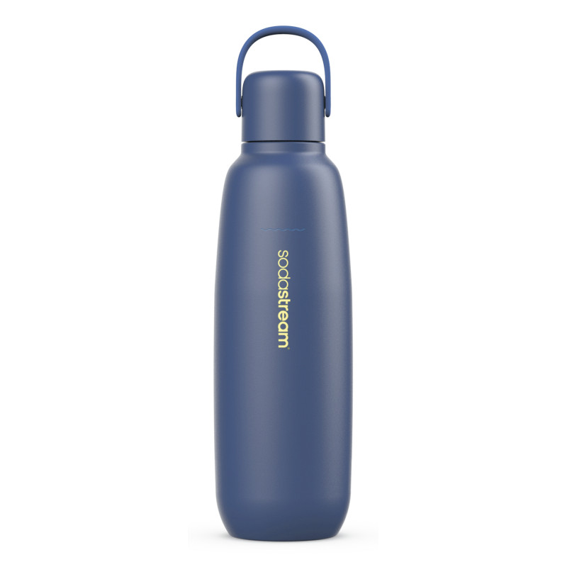 SodaStream 1062401490 1062401490, 0,9 L, Azul, Acero inoxidable, 12 h, 12 h, 8,4 cm