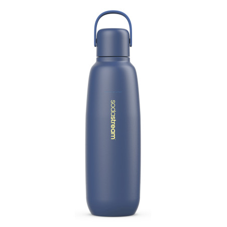 SodaStream 1062401490 1062401490, 0,9 L, Azul, Acero inoxidable, 12 h, 12 h, 8,4 cm