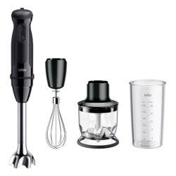 Braun 0X22111511 MultiQuick 5 MQ 50202 M, Batidora de inmersión, 0,6 L, 1,2 m, 1000 W, Negro