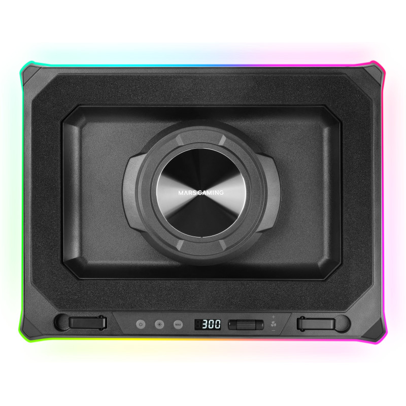 Mars Gaming MNBCULTRA MNBC-ULTRA, 45,7 cm (18"), 1 pieza(s), 14 cm, Giratorio, 2400 RPM, Negro